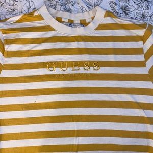 Guess stripped t shirt